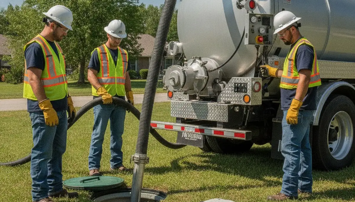 Septic pumping service in Wilmington, NC for reliable plumbing maintenance and backup prevention