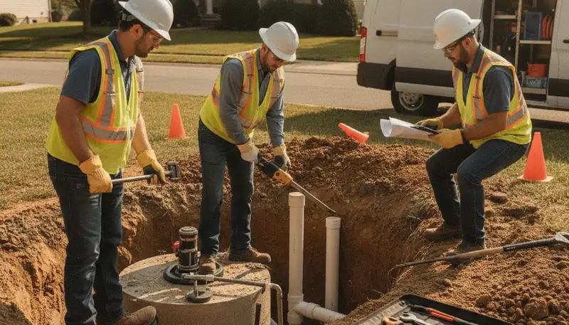 Septic repair service for Wilmington, NC homes by On Call Plumbers