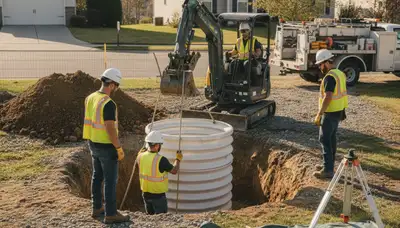 Septic tank installation for Wilmington, NC homes by On Call Plumbers