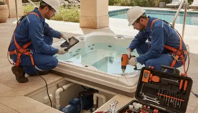 Spa repair service in Wilmington, NC for coastal homes by On Call Plumbers