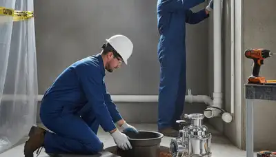 Sump pump installation by Wilmington, NC plumbers to protect homes from flooding