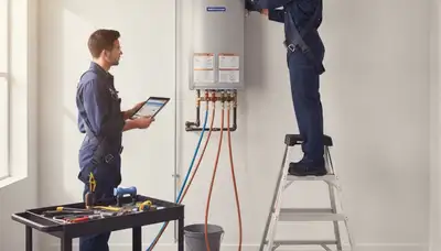 Tankless water heater installation service in Wilmington, NC for reliable hot water