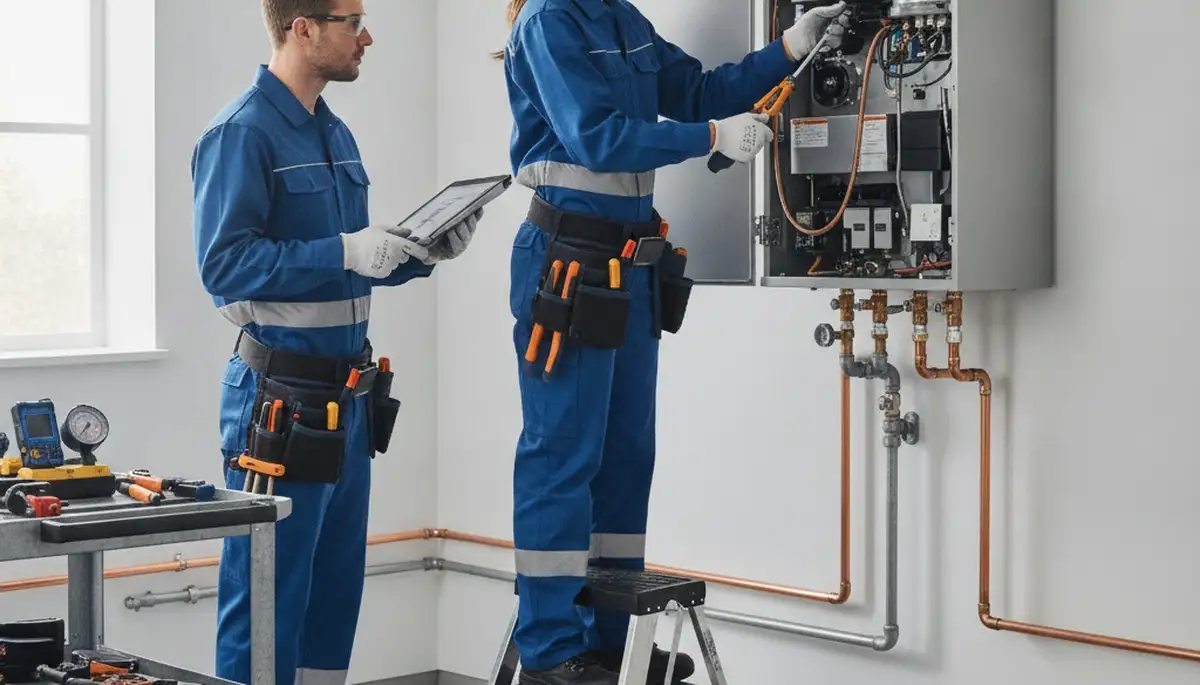 Tankless water heater installation service for Wilmington, NC homes by On Call Plumbers